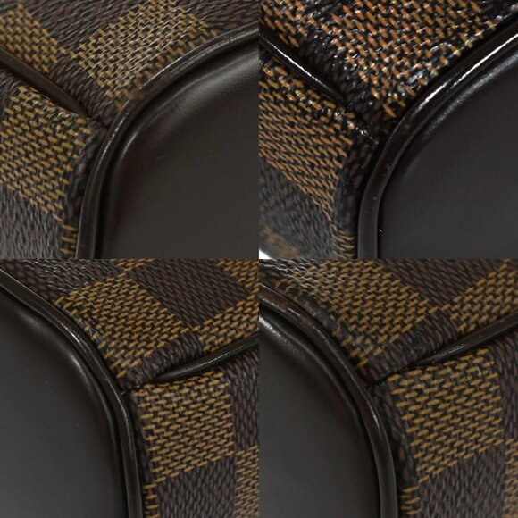 LOUIS VUITTON Ipanema PM Shoulder Bag Damier Ebene Leather Brown - Picture 6 of 16
